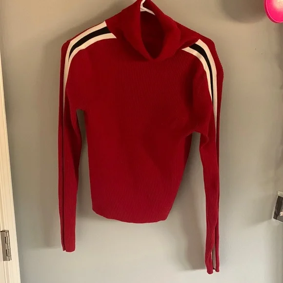 Brandy Melville Sweaters Brandy Melville Red Turtleneck Poshmark